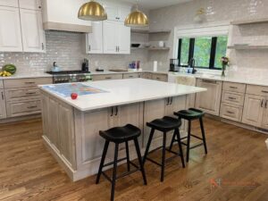 Kitchen remodel in Massachusetts by North Heritage Construction