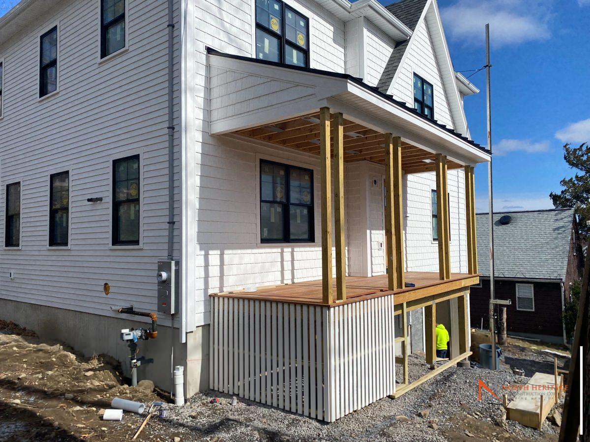 Custom composite deck construction